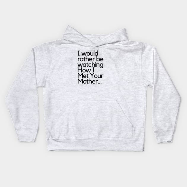 How I Met Your Mother Fan Inspired Kids Hoodie by Herky